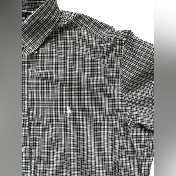 Ralph Lauren Men's Checkered Button Down Short Sleeve Shirt Size Extra Large XL - Picture 3 of 5